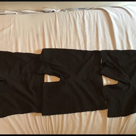 3 peice biker shorts black medium super stretchy - Picture 2 of 2
